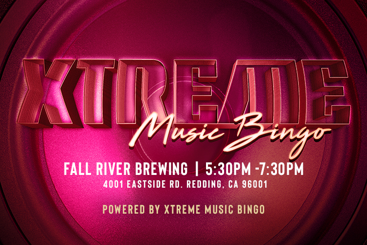Xtreme Music Bingo at Fall River Brewing Co. Brewery in Redding